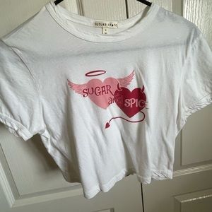 Sugar and spice crop top